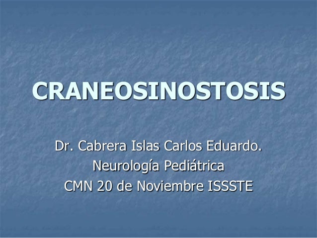 craneosinostosis definicion